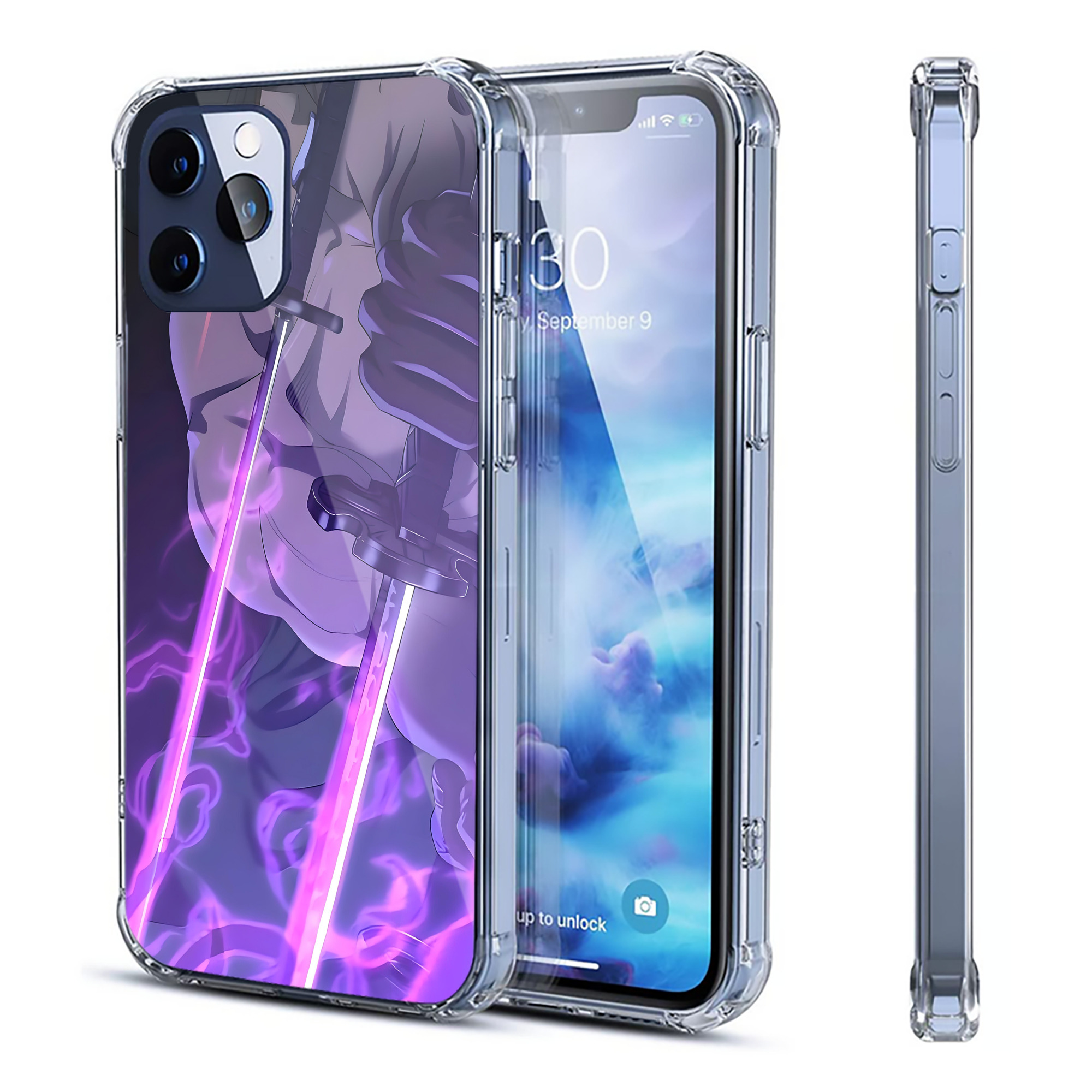 （画像用） ワンピース ONE PIECE 【iPhone 12シリーズ対応】透明スマホケース（クリアソフトケース）
